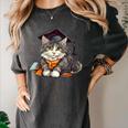 Graduation Cat Graduation Present For Graduate Grad Women's Comfort Colors T-Shirt Pepper
