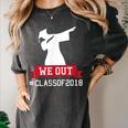 Graduation Class 2018 Dabbing College Grad Shirt Women's Comfort Colors T-Shirt Pepper