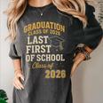 Graduation Class Of 2026 My Last First Day Of School Senior Women's Comfort Colors T-Shirt Pepper