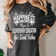 Graduation Elementary Education Major Women's Comfort Colors T-Shirt Pepper