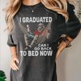 Graduation I Graduated Can I Go Back To Bed Now Women's Comfort Colors T-Shirt Pepper