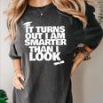 Graduation Graduation I'm Smarter Than I Look Women's Comfort Colors T-Shirt Pepper