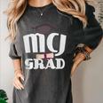 Graduation Masters Criminal Justice Premium Tri-Blend Women's Comfort Colors T-Shirt Pepper