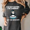 Graduation Not Saying I'm A Genius But I Did Graduate Women's Comfort Colors T-Shirt Pepper