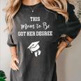 Graduation Pregnancy Announcement Shirt For Expectant Women Women's Comfort Colors T-Shirt Pepper