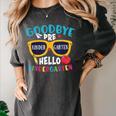 Graduation Shirt Goodbye PreK Hello Kindergarten School Women's Comfort Colors T-Shirt Pepper