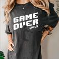 Graduation Shirt Senior Gamer T-Shirt 2019 Grad Gift Women's Comfort Colors T-Shirt Pepper