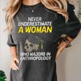Graduation Student Who Majors In Anthropology Women's Comfort Colors T-Shirt Pepper