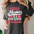 Graduation T Shirt For Mom Proud Mama Of 2018 Senior Tee Women's Comfort Colors T-Shirt Pepper