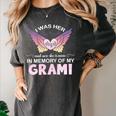 Grami Angel In My Memory Cute Family Remembrance Match Women's Comfort Colors T-Shirt Pepper