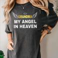 My Grandma My Angel In Heaven In Loving Memory Of My Grandma Women's Comfort Colors T-Shirt Pepper