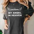 My Grandpa My Angel In Heaven In Loving Memory Of My Grandpa Women's Comfort Colors T-Shirt Pepper