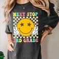 Groovy Next Stop 2nd Grade 1st Grade Graduation 2025 Premium Women's Comfort Colors T-Shirt Pepper