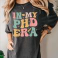 Groovy In My Phd Era Doctorate Graduation Women's Comfort Colors T-Shirt Pepper