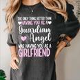 Guardian Angel Memorial In Memory Of Girlfriend Women's Comfort Colors T-Shirt Pepper