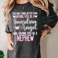 Guardian Angel Memorial In Memory Of Nephew Tee For Aunt Women's Comfort Colors T-Shirt Pepper
