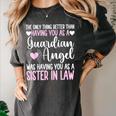 Guardian Angel Memorial In Memory Of Sister In Law Women's Comfort Colors T-Shirt Pepper Guardian Angel Memorial In Memory Of Sister In Law Women's Comfort Colors T-Shirt Pepper