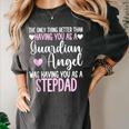 Guardian Angel Memorial In Memory Of Stepdad Stepfather Dad Women's Comfort Colors T-Shirt Pepper Guardian Angel Memorial In Memory Of Stepdad Stepfather Dad Women's Comfort Colors T-Shirt Pepper