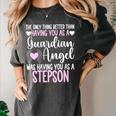 Guardian Angel Memorial In Memory Of Stepson For Stepmother Women's Comfort Colors T-Shirt Pepper