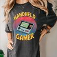 Handheld Gamer Retro Portable Console Nostalgia Women's Comfort Colors T-Shirt Pepper