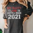 My Happy Class Is Outta Here 2021 Shirt Graduation Women's Comfort Colors T-Shirt Pepper