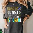 Happy Last Day Of 1st Grade Shirt Cutie Graduation Women's Comfort Colors T-Shirt Pepper