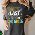 Happy Last Day Of 2nd Grade Shirt Cutie Graduation Women's Comfort Colors T-Shirt Pepper