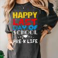 Happy Last Day Of School Pre-K Life Graduation T-Shirt Women's Comfort Colors T-Shirt Pepper