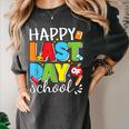 Happy Last Day Of School Teacher Student Graduation Women's Comfort Colors T-Shirt Pepper