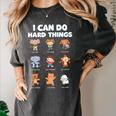 I Can Do Hard Things Children's Book Characters Women's Comfort Colors T-Shirt Pepper