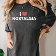 I Heart Love Nostalgia Women's Comfort Colors T-Shirt Pepper