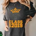 High School King Graduation Shirt Class Of 2019 Seniors Women's Comfort Colors T-Shirt Pepper