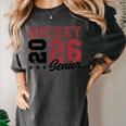 Hockey Senior Night Hockey Senior 2026 Graduation 59 Women's Comfort Colors T-Shirt Pepper