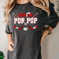 Hockey Senior Pop Pop Graduation Class Of 2026 Kids Women's Comfort Colors T-Shirt Pepper