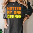 Hotter By One Degree Graduation Shirt College Major Graduate Women's Comfort Colors T-Shirt Pepper