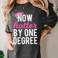 Now Hotter By One Degree Graduation T-Shirt Women's Comfort Colors T-Shirt Pepper