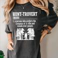 Huntrovert Introvert Hunting Women's Comfort Colors T-Shirt Pepper
