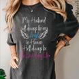 My Husband My Angel In Heaven In Loving Memory Of My Husband Premium Tri-Blend Women's Comfort Colors T-Shirt Pepper My Husband My Angel In Heaven In Loving Memory Of My Husband Premium Tri-Blend Women's Comfort Colors T-Shirt Pepper