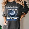 My Husband Is Guardian Angel He Watches Over My Back Memory Women's Comfort Colors T-Shirt Pepper