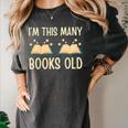 I'm This Many Books Old Read Book 2nd Birthday 2 Years Old Women's Comfort Colors T-Shirt Pepper I'm This Many Books Old Read Book 2nd Birthday 2 Years Old Women's Comfort Colors T-Shirt Pepper
