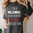 I'm A Millennial Introvert True Crime Podcast Fan Men Women Women's Comfort Colors T-Shirt Pepper