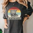 I'm Not Old I'm Classic Turntable Retro Nostalgia Women's Comfort Colors T-Shirt Pepper