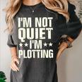 I'm Not Quiet I'm Plotting I Introvert Women's Comfort Colors T-Shirt Pepper I'm Not Quiet I'm Plotting I Introvert Women's Comfort Colors T-Shirt Pepper