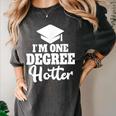 I'm One Degree Hotter Graduation Gag Seniors T-Shirt Women's Comfort Colors T-Shirt Pepper