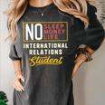 International Relations Major Student Shirt Graduation Women's Comfort Colors T-Shirt Pepper