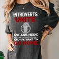 INTP Introverts Unite Anti Social For Men Women Women's Comfort Colors T-Shirt Pepper