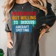 Introvert Aircraft Spotting Lovers Men & Women Women's Comfort Colors T-Shirt Pepper