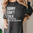 Introvert Can't Talk Reached People Limit For The Week Women's Comfort Colors T-Shirt Pepper Introvert Can't Talk Reached People Limit For The Week Women's Comfort Colors T-Shirt Pepper