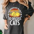 Introvert Cat Kitten Quote For Feline Whisperer Women's Comfort Colors T-Shirt Pepper Introvert Cat Kitten Quote For Feline Whisperer Women's Comfort Colors T-Shirt Pepper