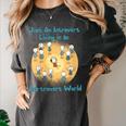 Introvert Extrovert Cartoon In Asstrovert World Women's Comfort Colors T-Shirt Pepper